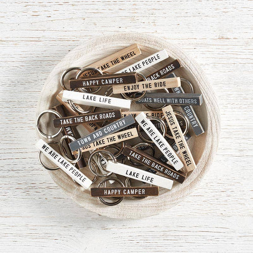 Face to Face Wood Keychain - Lake Life