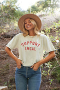 SUPPORT LOCAL  Graphic Top