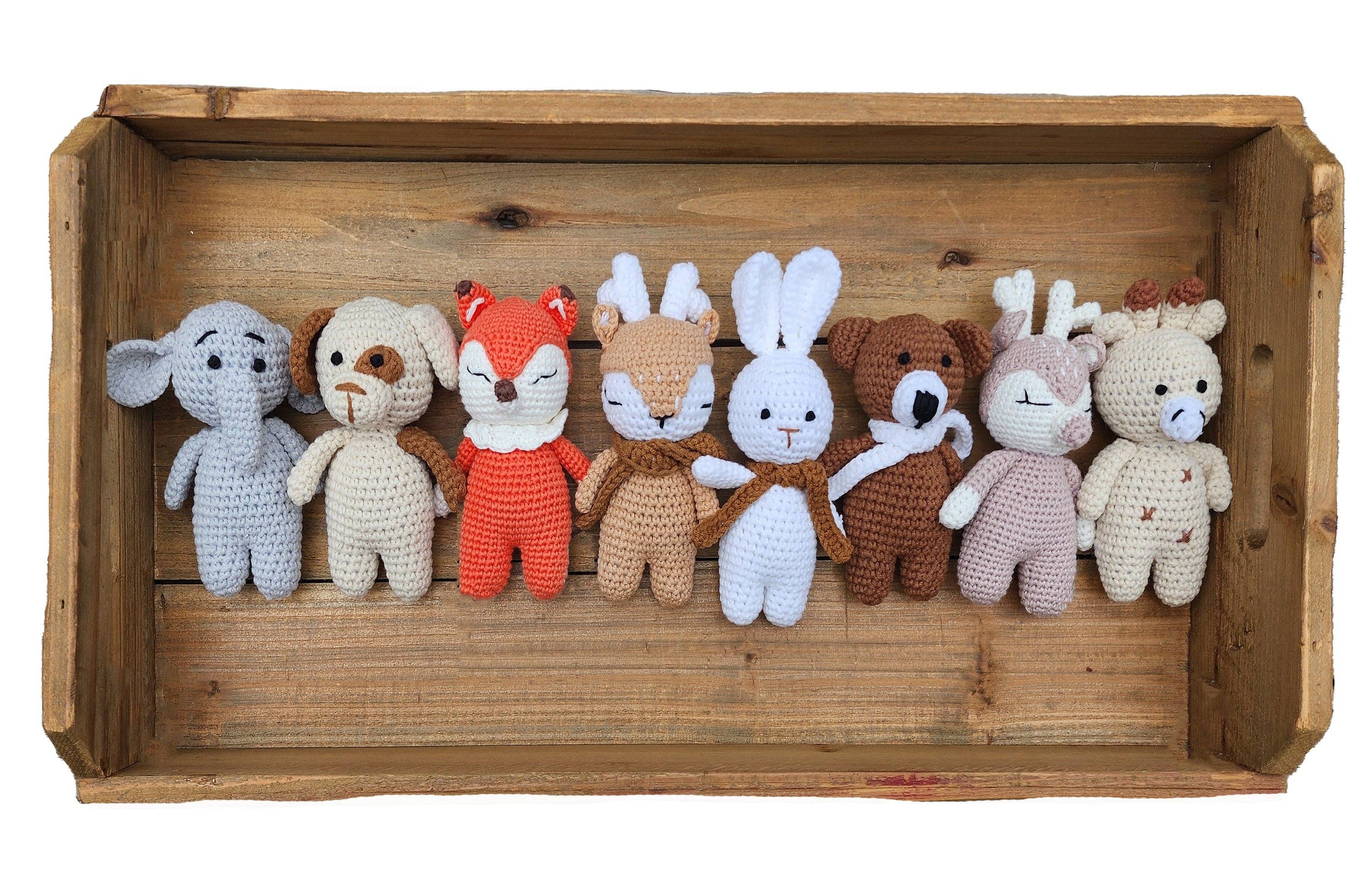 Mini Crochet Animals: Mini Teddy Bear