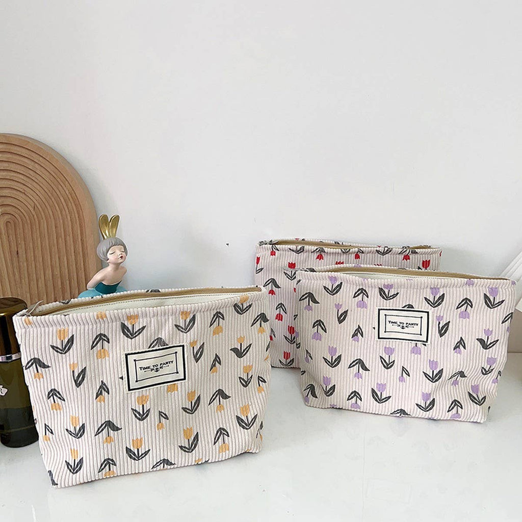 PORTABLE TRAVEL STORAGE BAG MAKEUP BAG_CWAB1223: Purple / (OS) 2