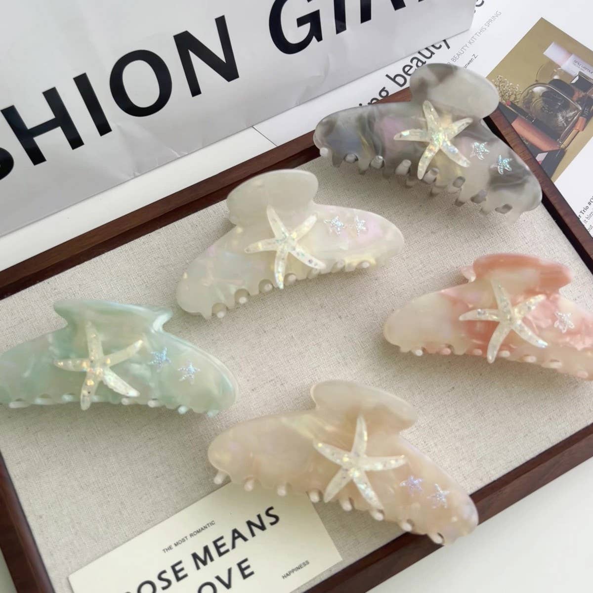 Dreamy Starfish Claw Clip