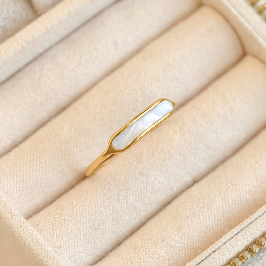 Dainty Mother of Pearl Ring