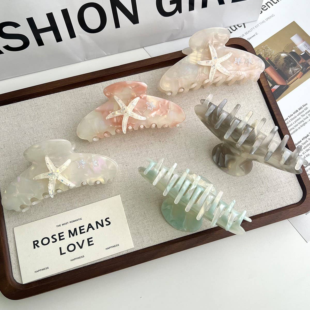 Dreamy Starfish Claw Clip