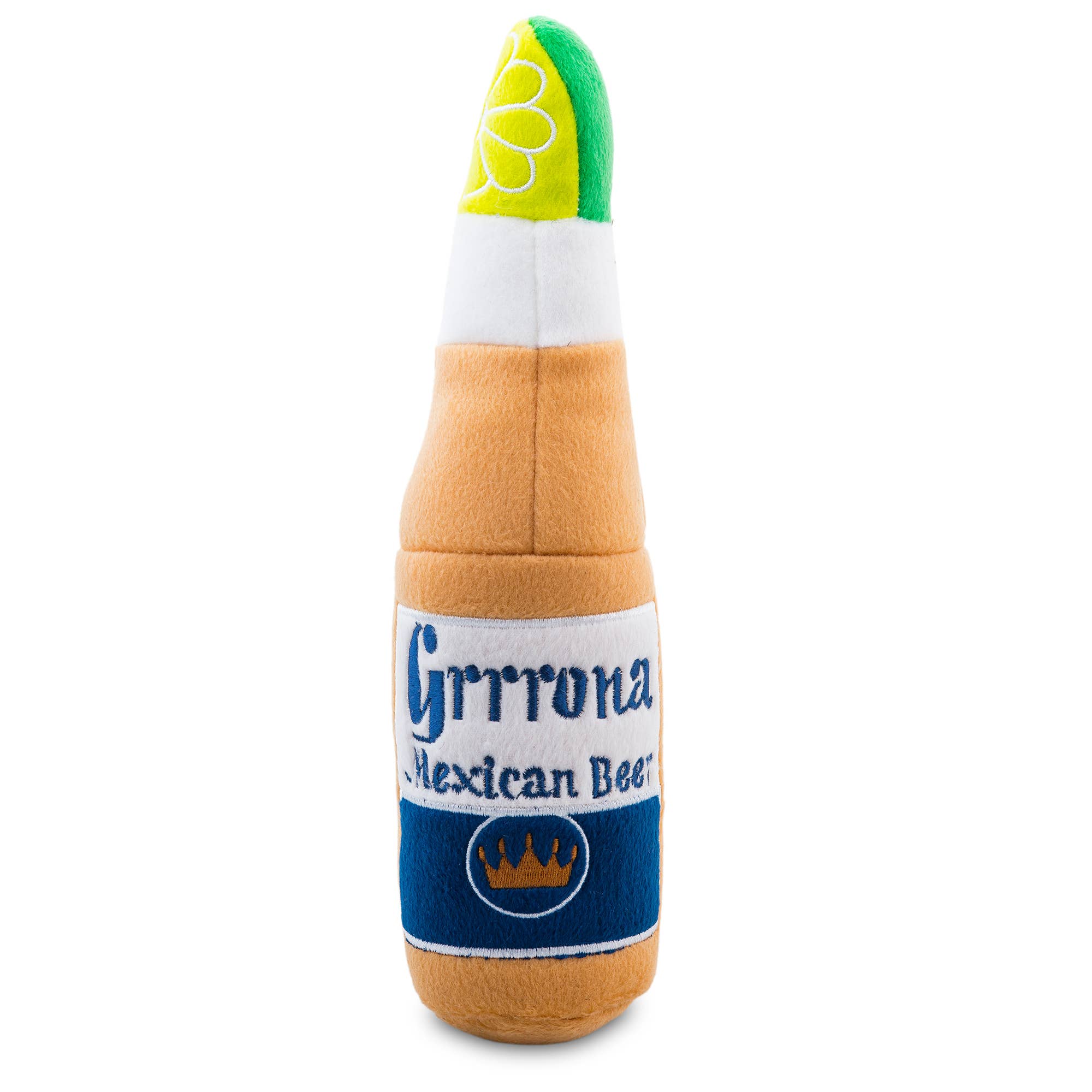 Grrrona Beer Bottle Toy Squeaker Dog Toy: Small / Mini