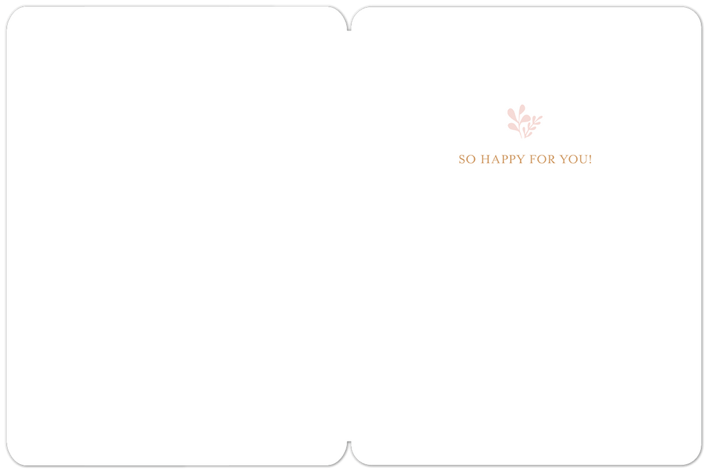 Bride to Be Wedding Dress Made of Vines Wedding Card