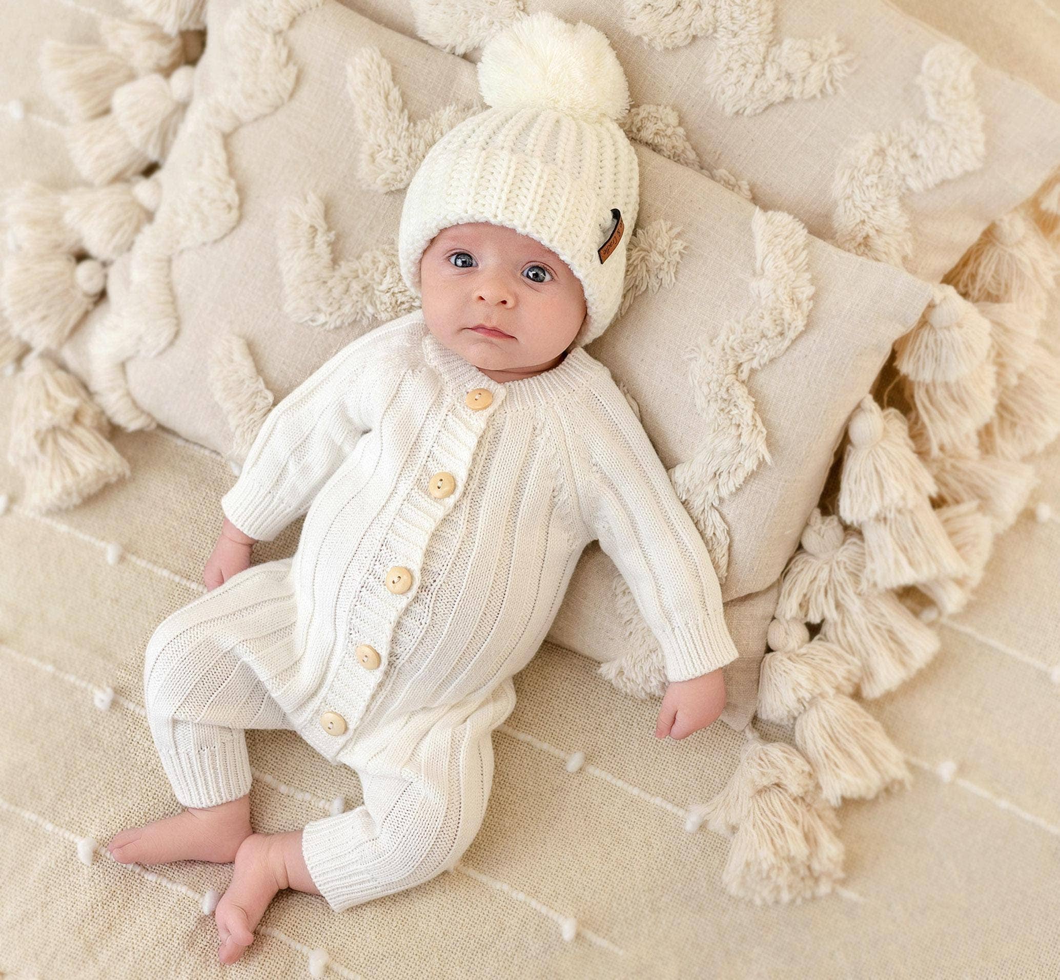 Milo Jumpsuit: Milk white