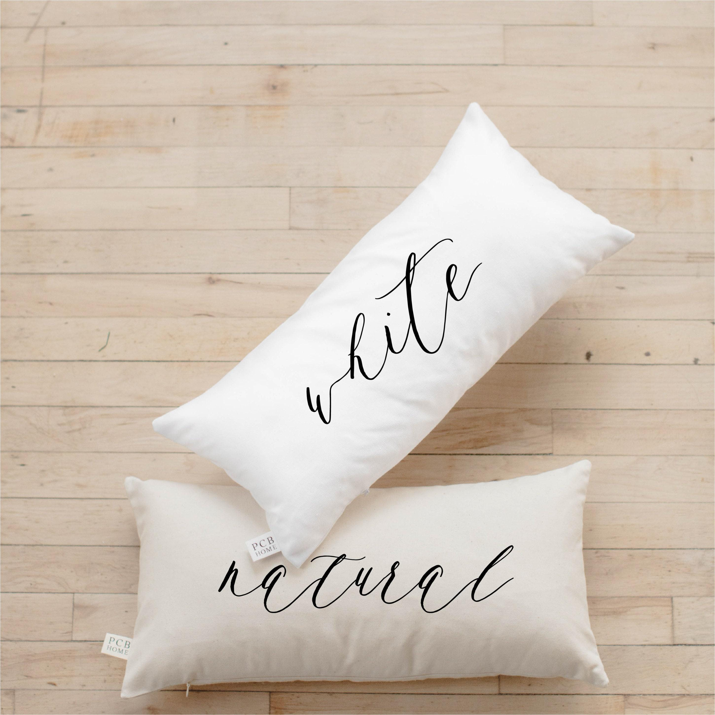 Lumbar Pillows - Home | Housewarming Hostess Gift: Natural / Cover Only