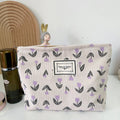 PORTABLE TRAVEL STORAGE BAG MAKEUP BAG_CWAB1223: Purple / (OS) 2
