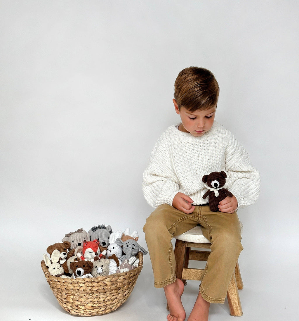 Mini Crochet Animals: Mini Birdie Mauve