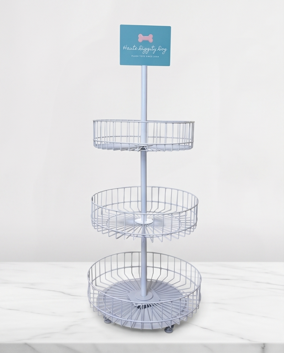 3-Tier Wire Plush Display