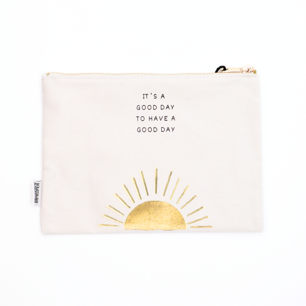 Canvas Pouch It's A Good Day