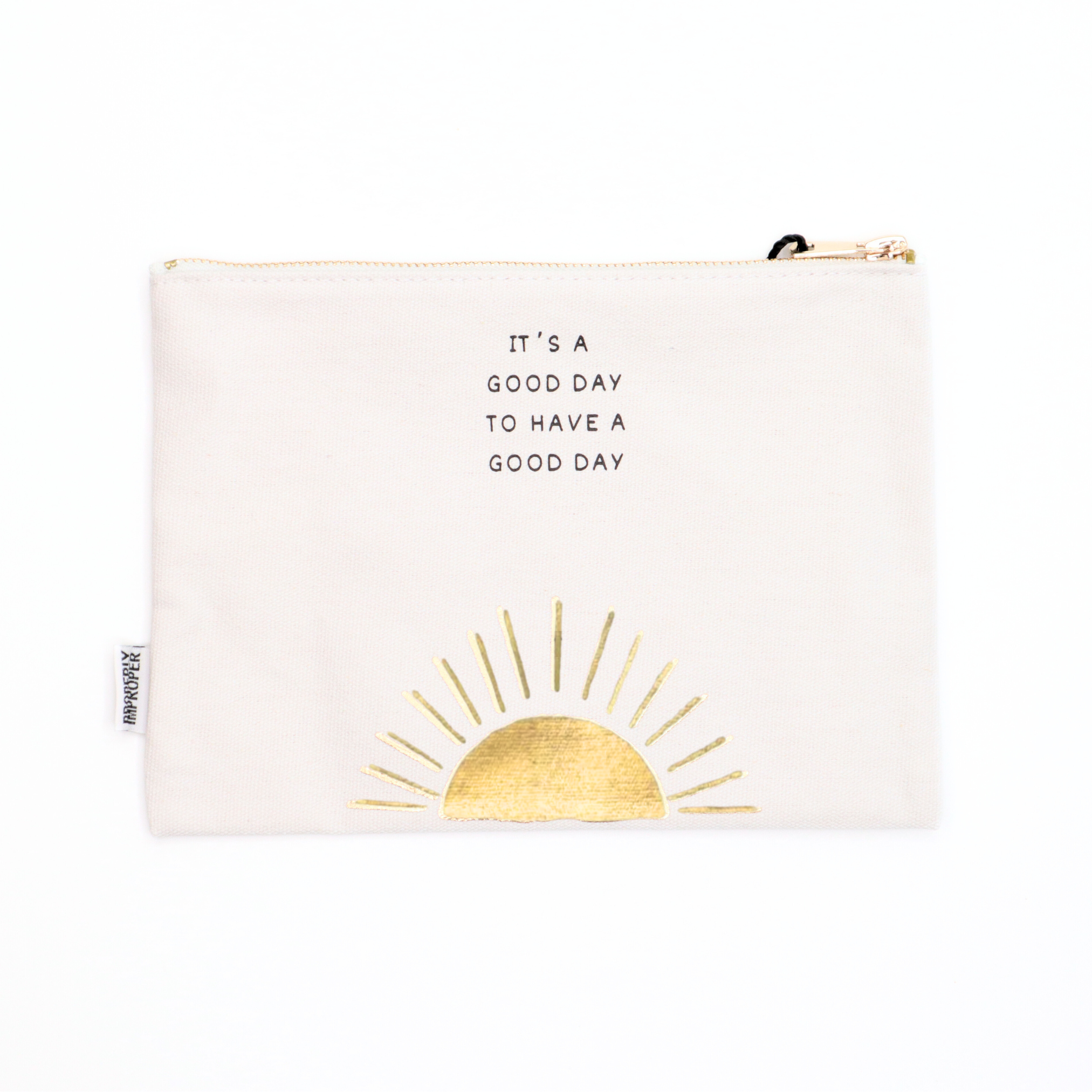 Canvas Pouch It's A Good Day