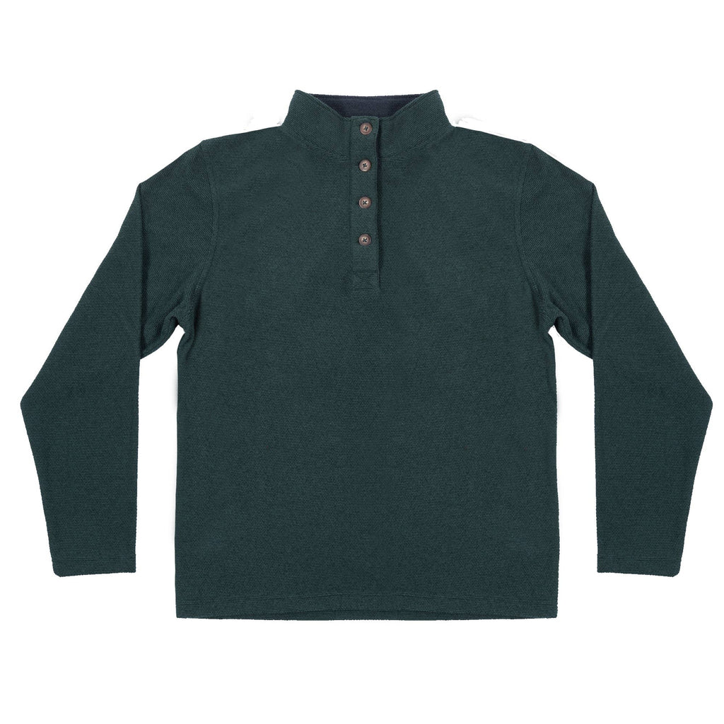 Mens Jacquard L/S Henley