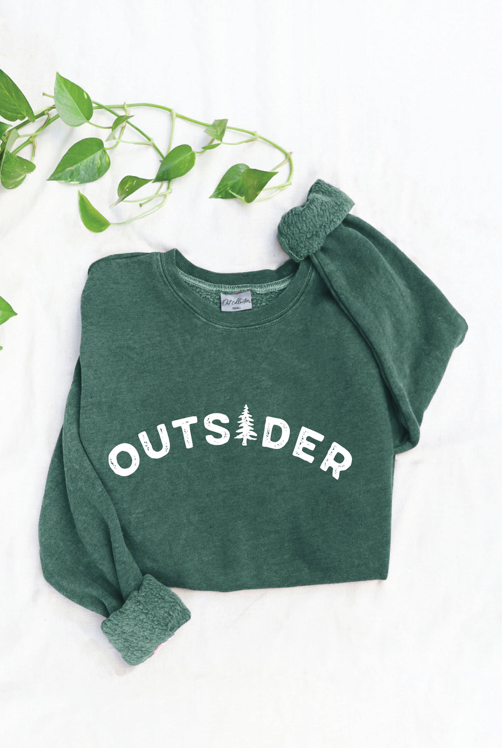OUTSIDER Mineral Graphic Sweatshirt: DUSTY FOREST