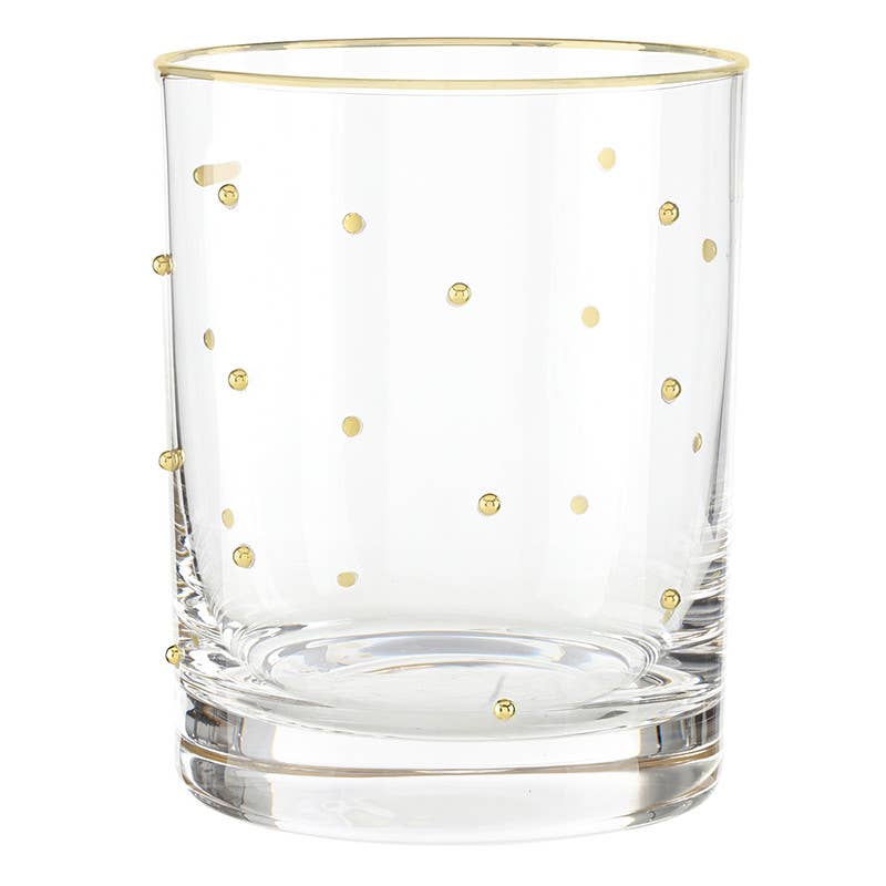 Gold Beaded - DOF Rocks: 12oz, 4" H