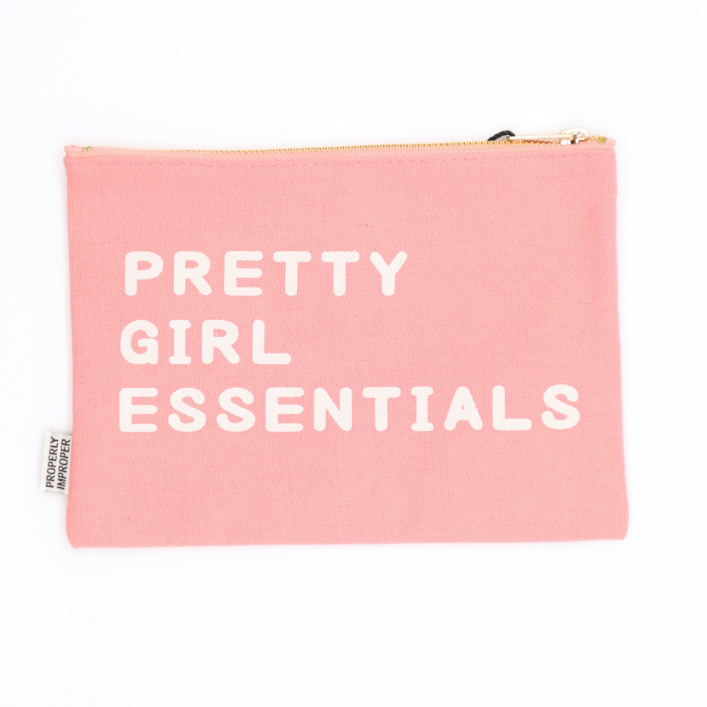 Canvas Pouch Pretty Girl Essentials