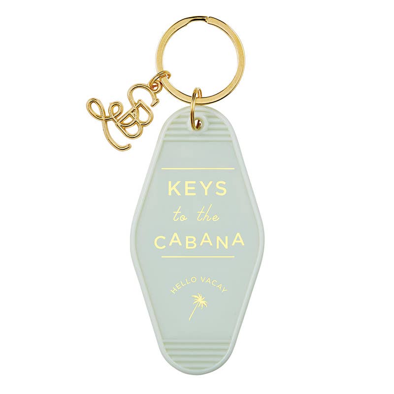 Keys To The Cabana Vintage Tag