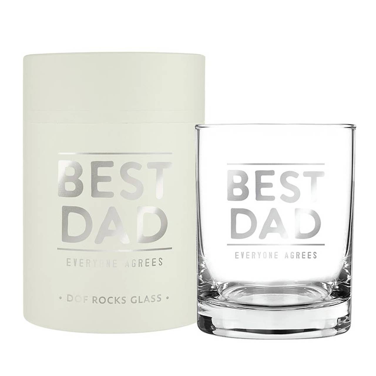 DOF Rocks Glass - Best Dad: Material