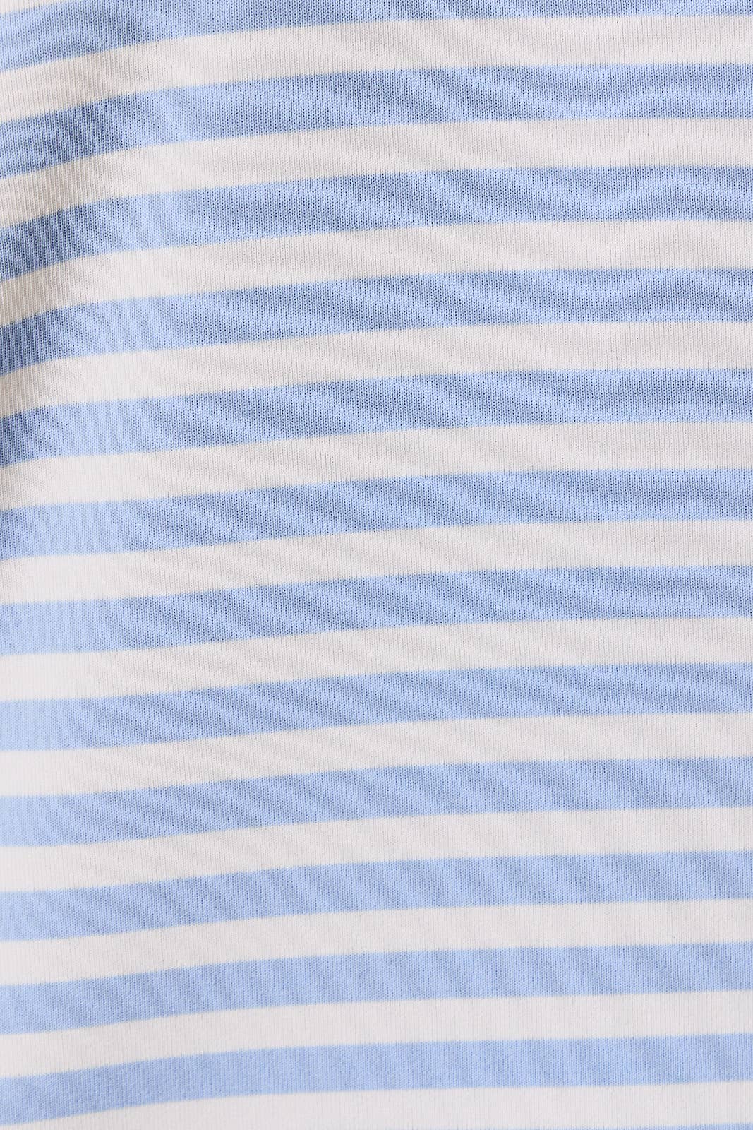 MID RISE SKORT: SAGE-WHITE STRIPE / M
