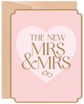 The New Mrs. & Mrs. Wedding Card