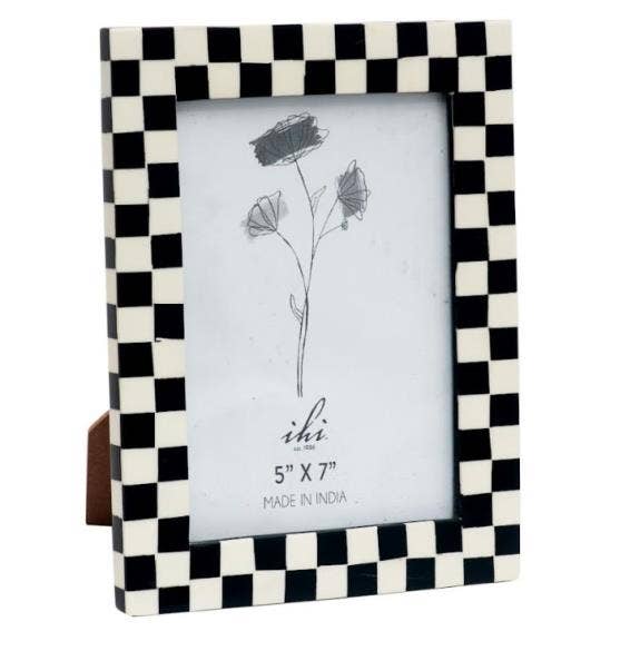 Checkered Picture Frame 5x7