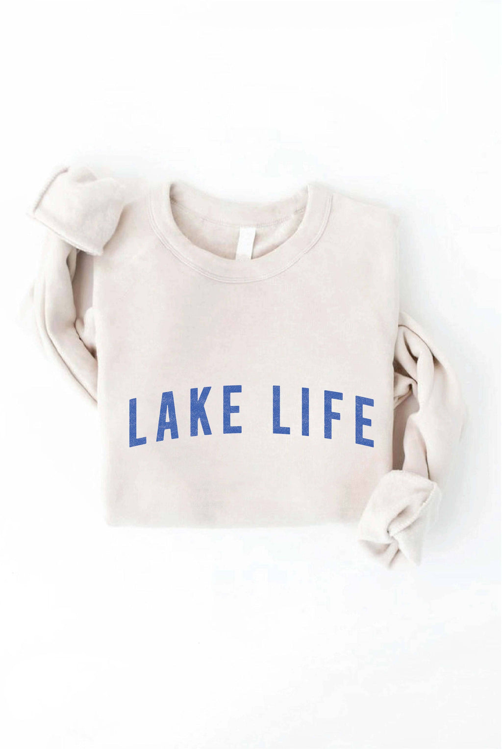 LAKE LIFE Graphic Sweatshirt: HEATHER DUST