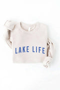 LAKE LIFE Graphic Sweatshirt: HEATHER DUST