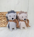 Mini Crochet Hedgehog: Gray Hedgehog