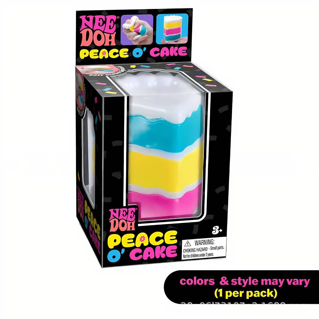 Soft Squishy Sensory Stress Relief Toys in Gift Box Cute Food Squeeze Fidget Toy: Cake / 1 pc(shipped at random)