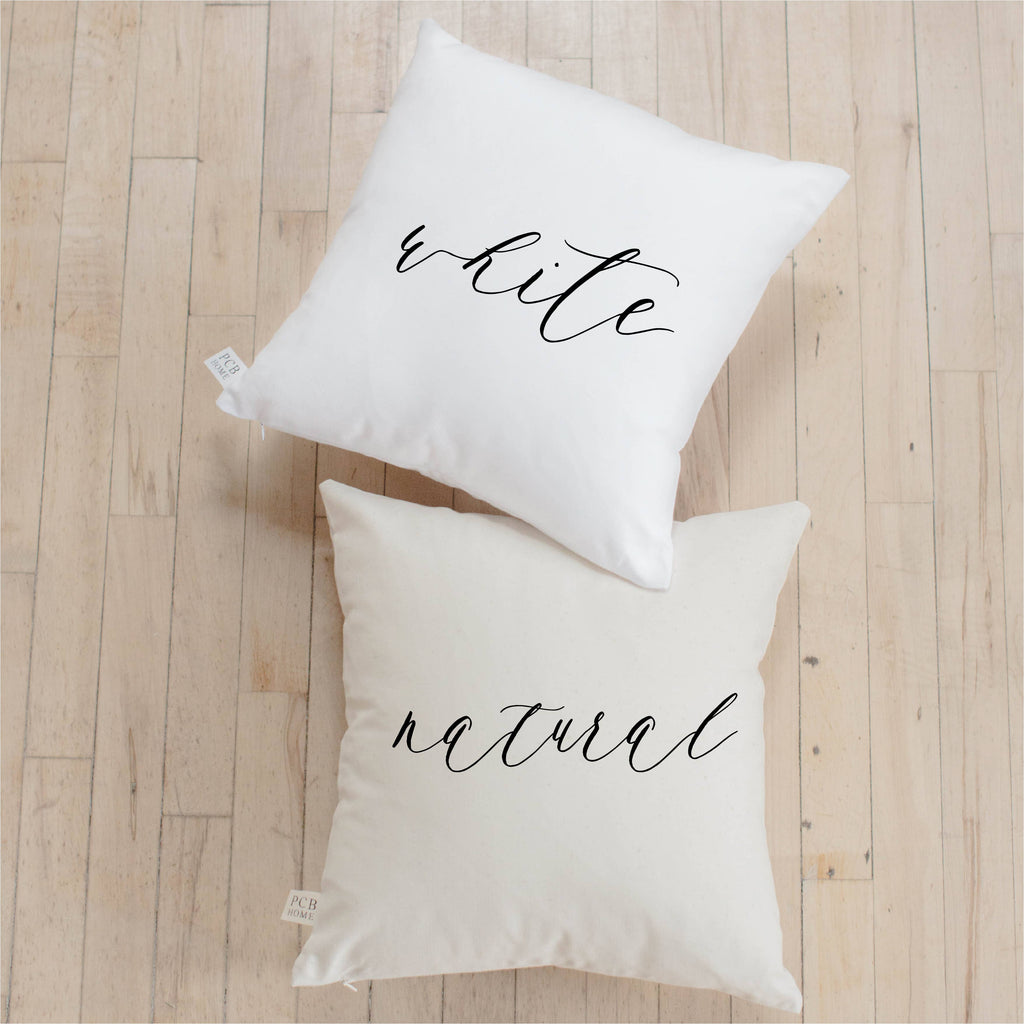Vintage Marmalade Jar Pillow: Natural / Cover Only / 16"