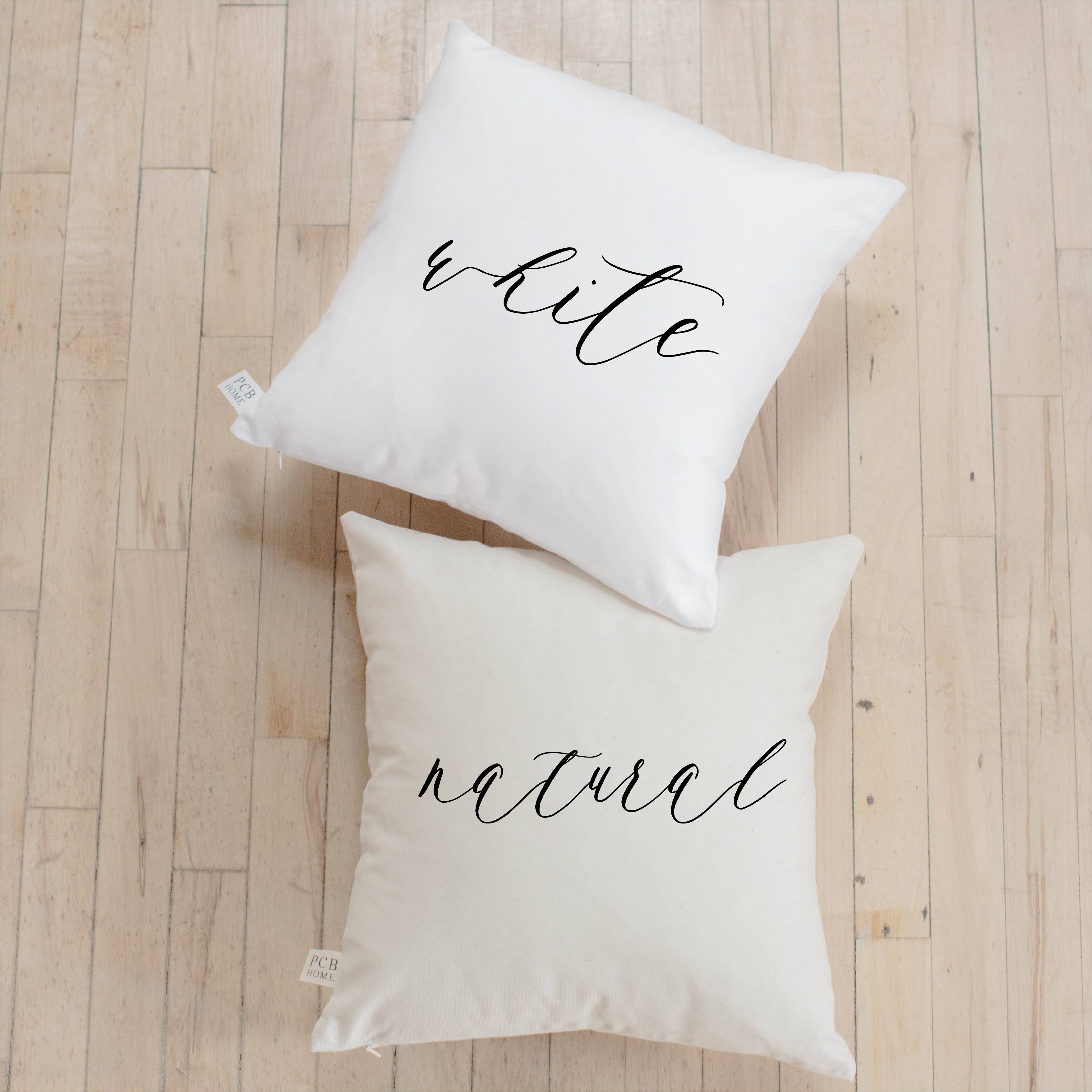 Vintage Marmalade Jar Pillow: Natural / Cover Only / 16"