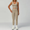 Tank top + High Waist leggings 2-piece Set