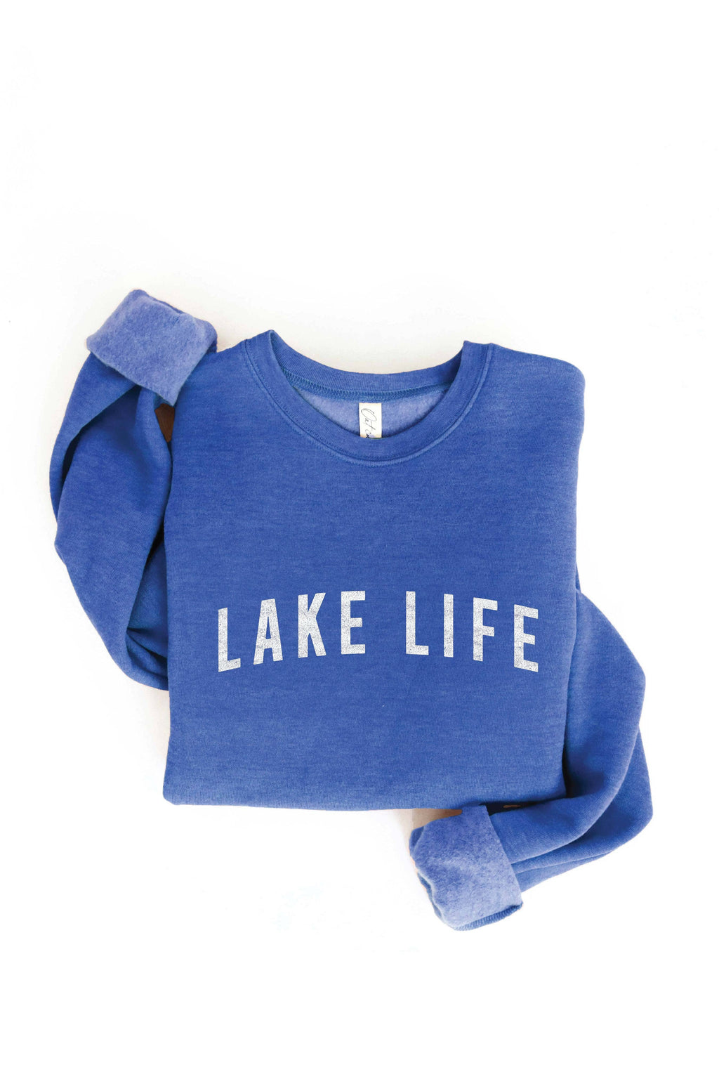 LAKE LIFE Graphic Sweatshirt: HEATHER DUST