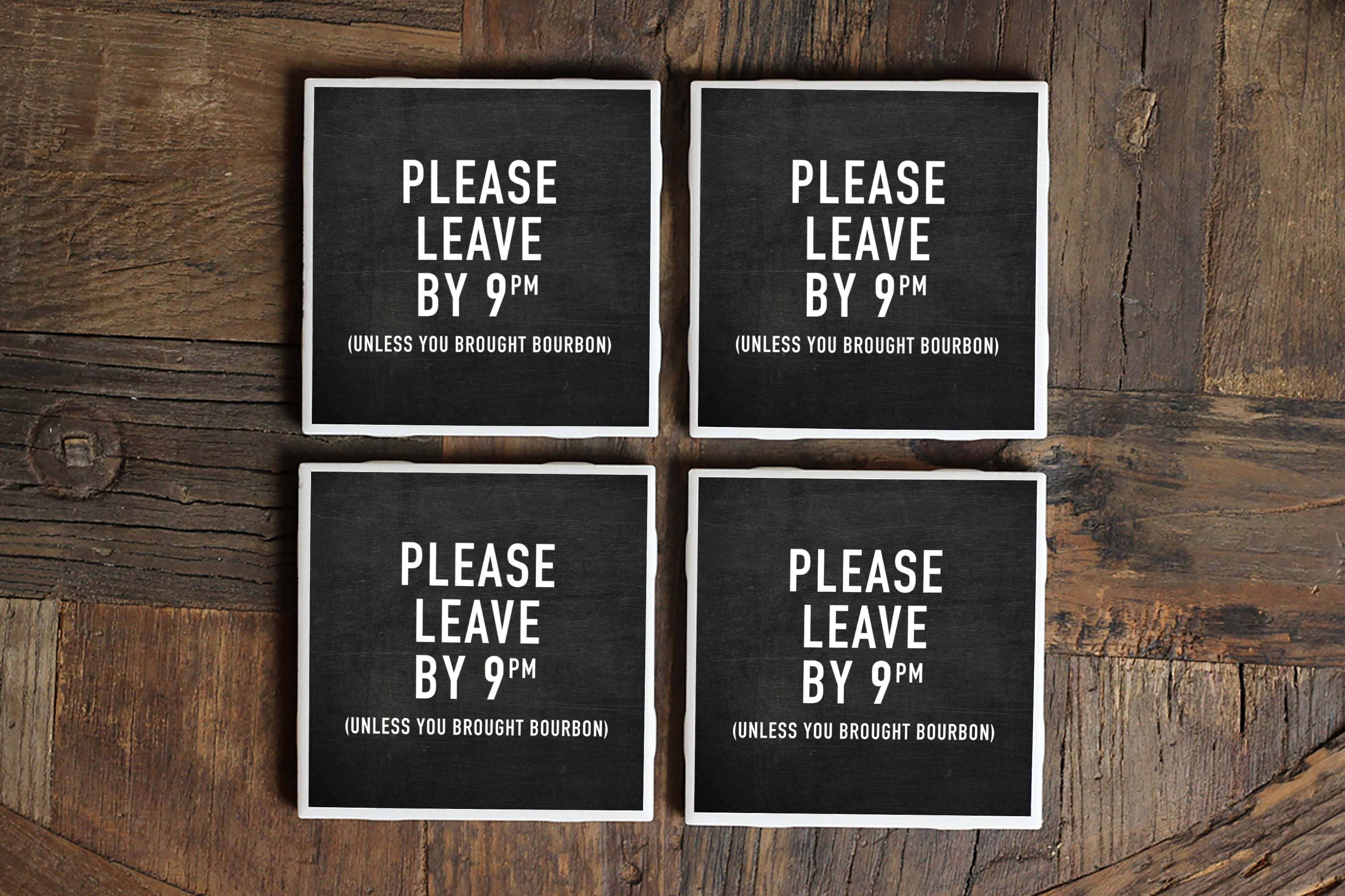 Bourbon Coasters