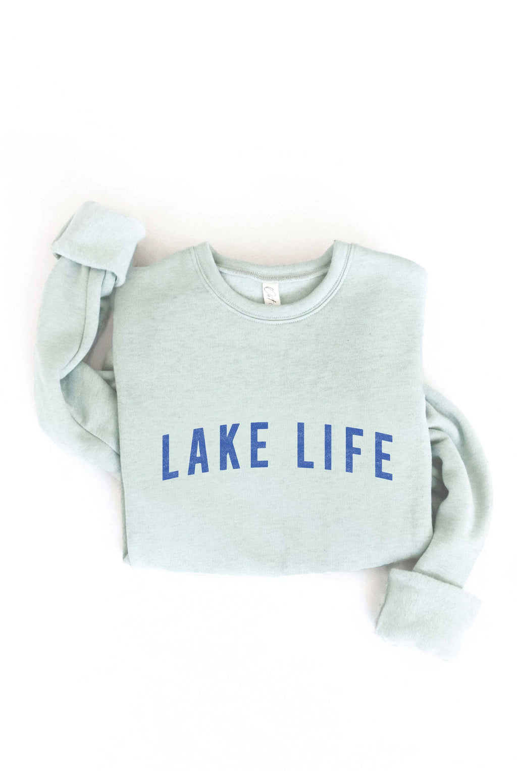 LAKE LIFE Graphic Sweatshirt: HEATHER DUST