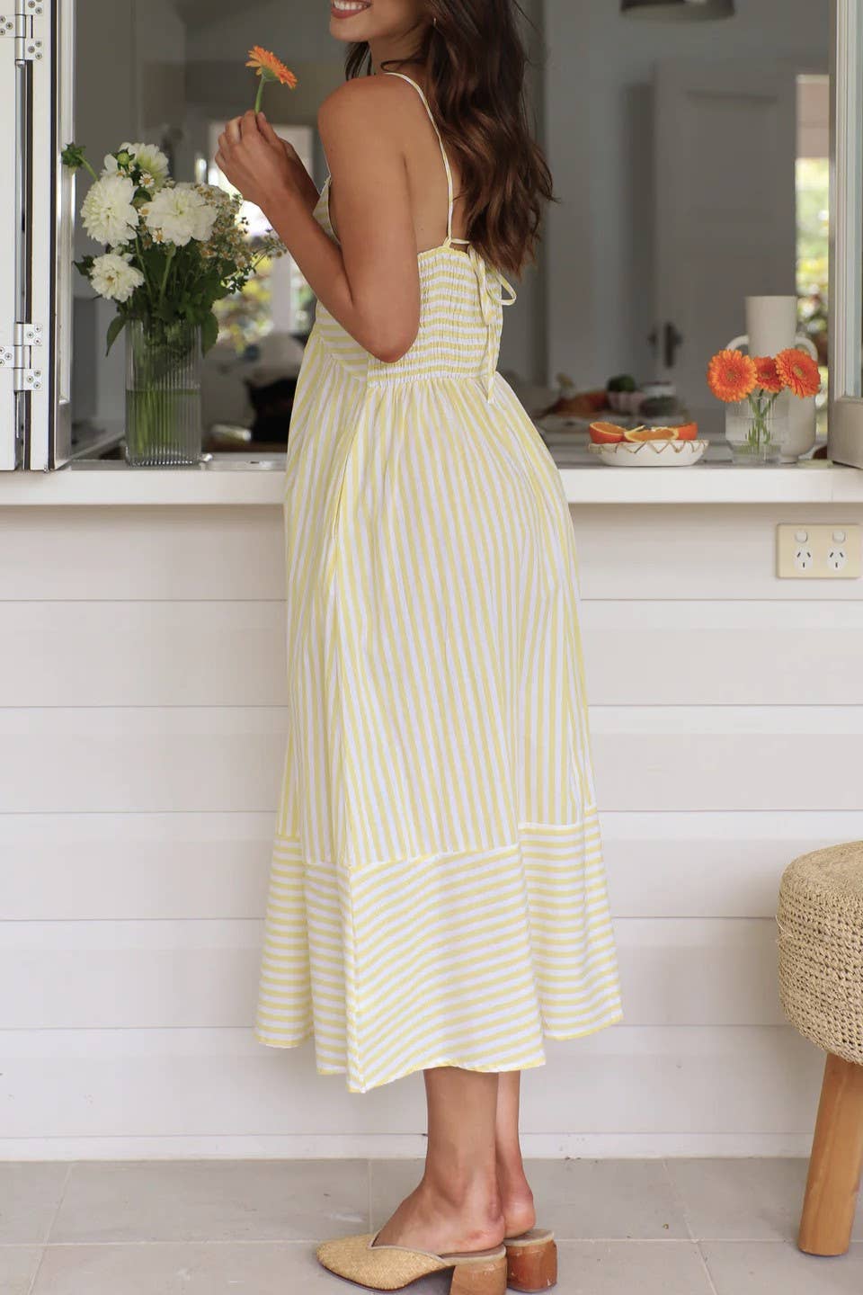 Striped Slip Dress