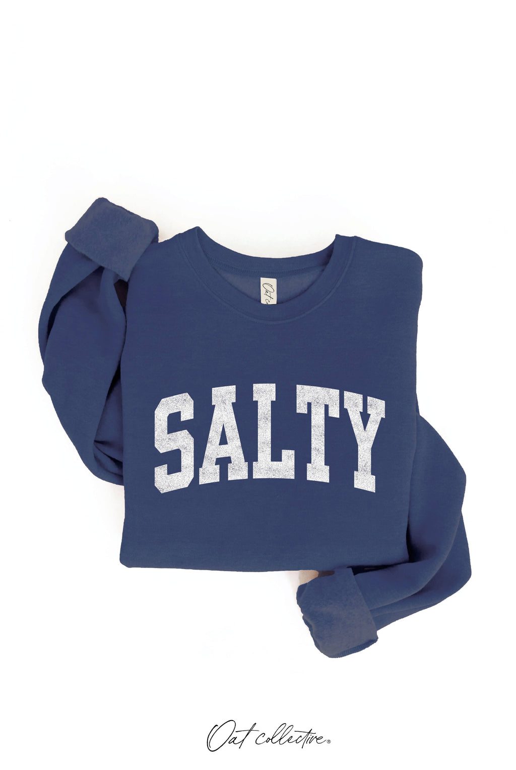 SALTY Graphic Sweatshirt: HEATHER DUST