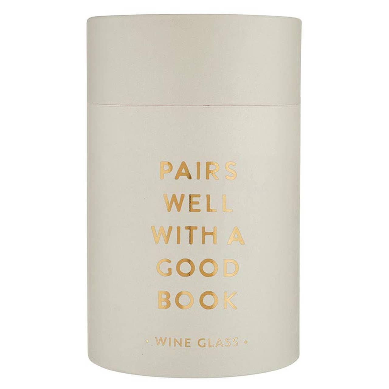 Stemless Wine Glass - Pairs Well with A Good Book: Material