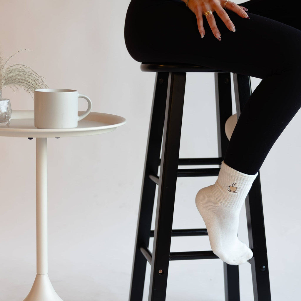 Coffee Cup Grip Socks