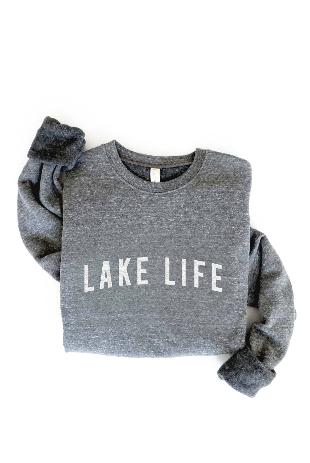 LAKE LIFE Graphic Sweatshirt: LIGHT BLUE