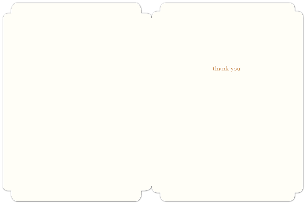 A Little Paper Hug Striped Thank You Card