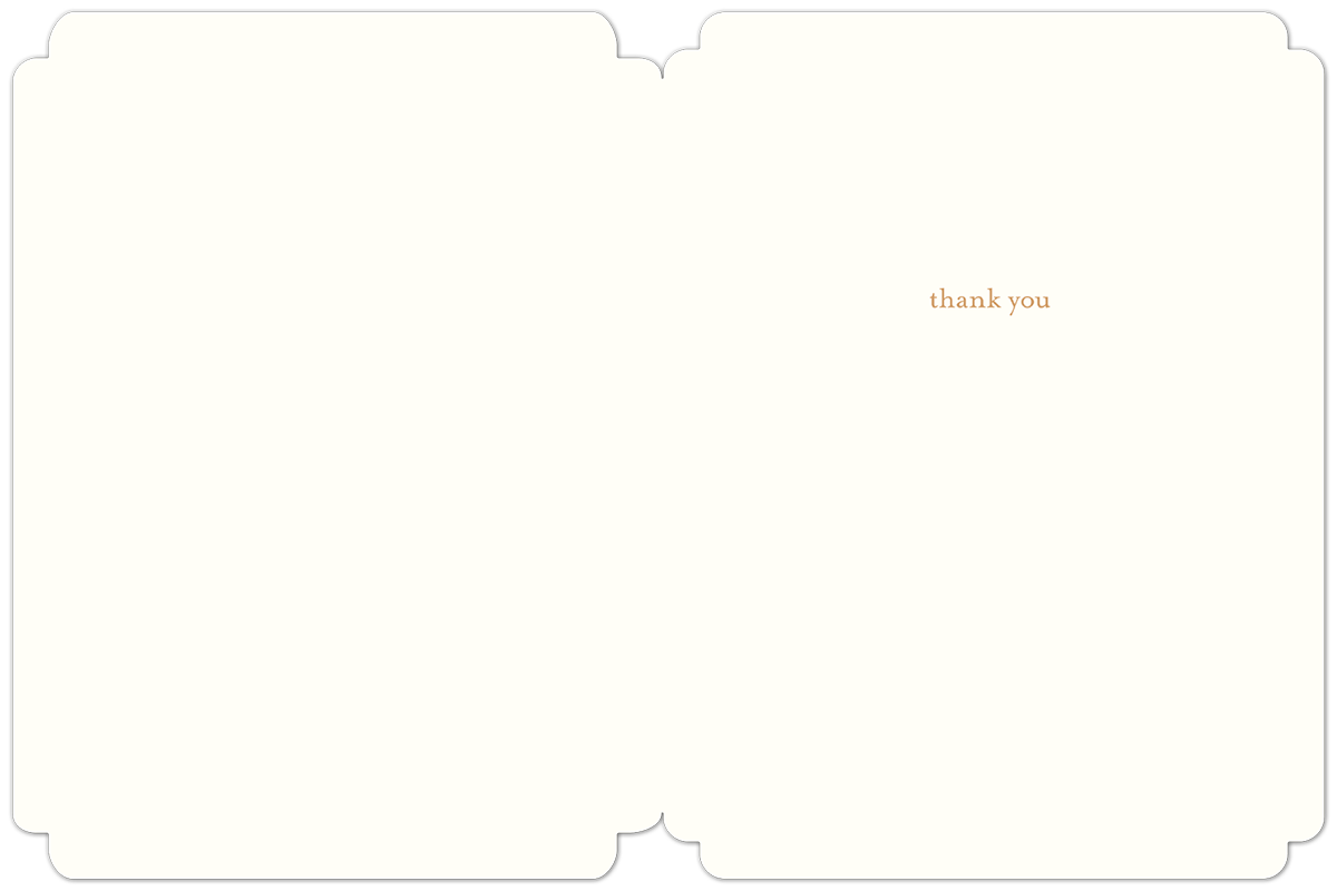 A Little Paper Hug Striped Thank You Card
