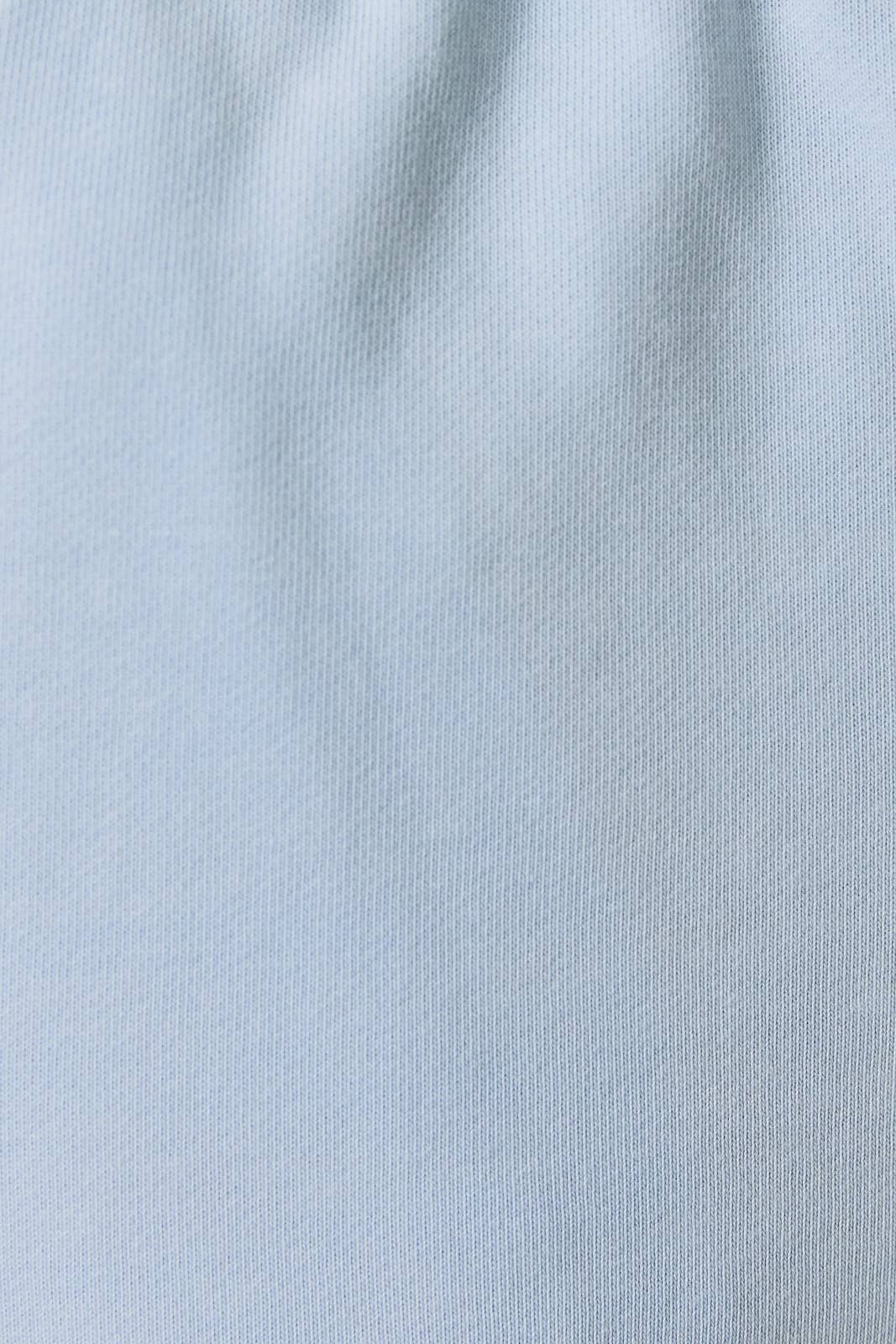 MID-RISE WIDE LEG SWEATPANTS: LT BLUE / L