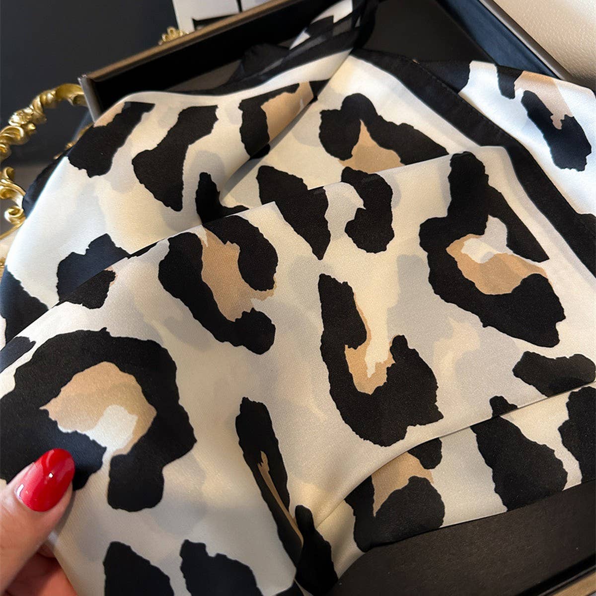 Leopard Hair Scarf