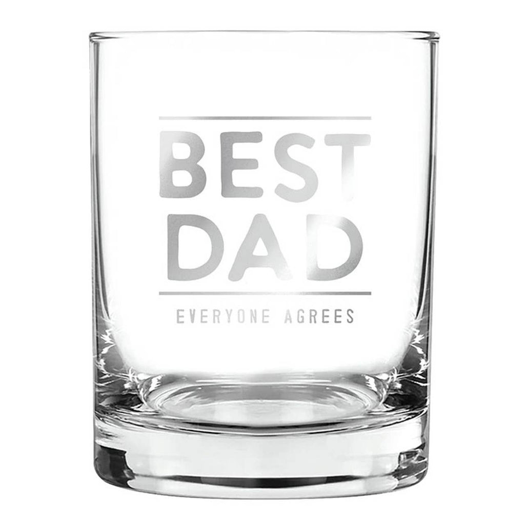 DOF Rocks Glass - Best Dad: Material
