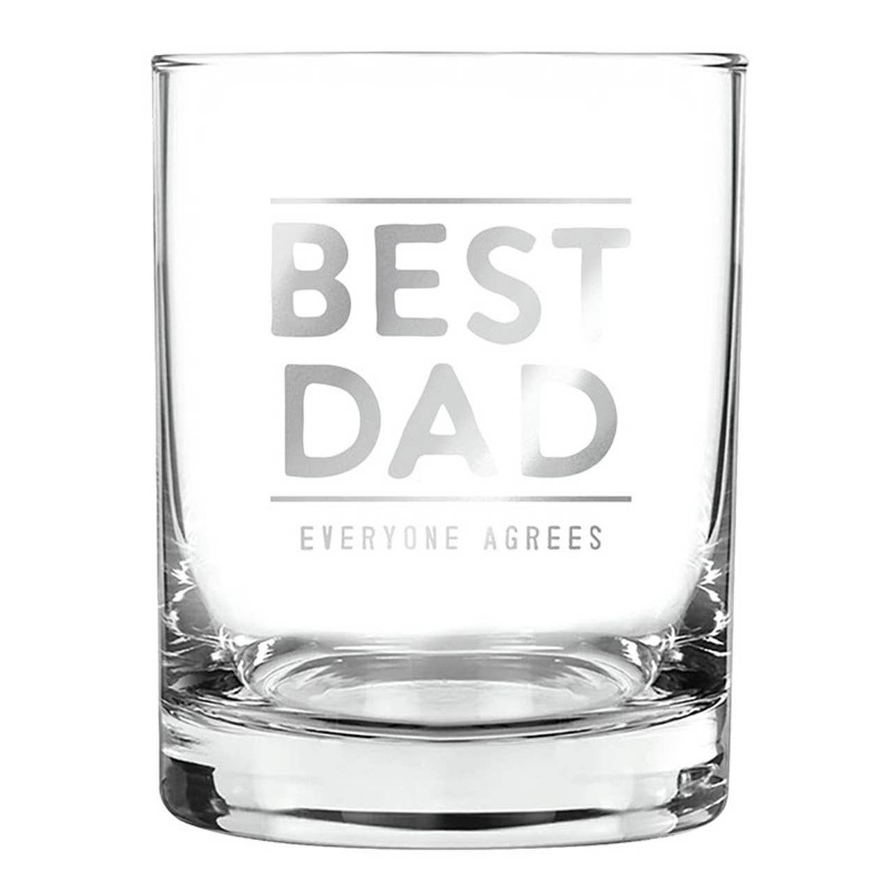 DOF Rocks Glass - Best Dad: Material