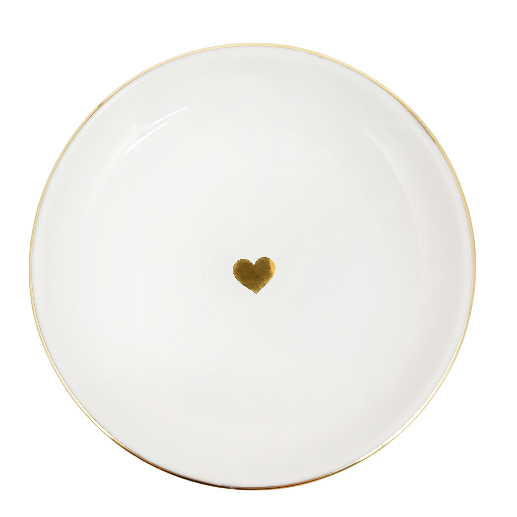 Gold Heart Jewelry Dish - Home Decor & Gifts