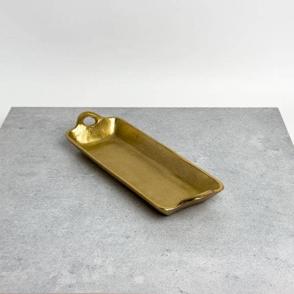 Rough Gold Serving Tray