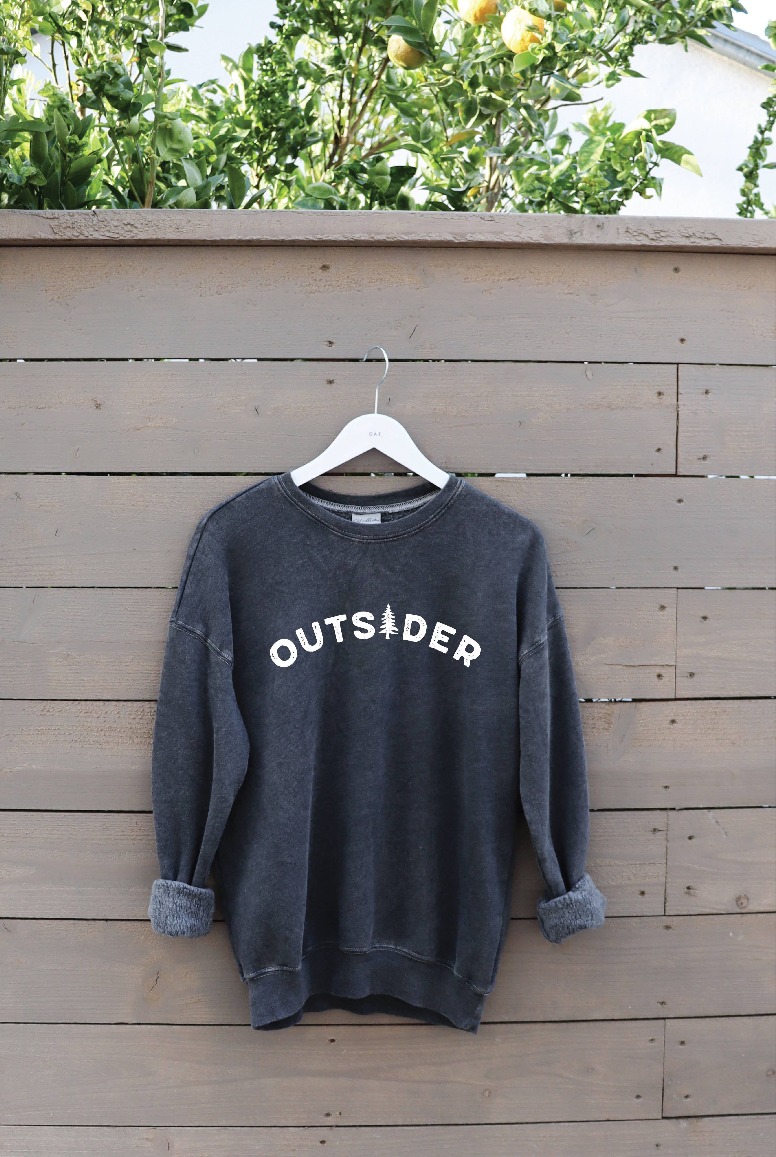 OUTSIDER Mineral Graphic Sweatshirt: DUSTY FOREST