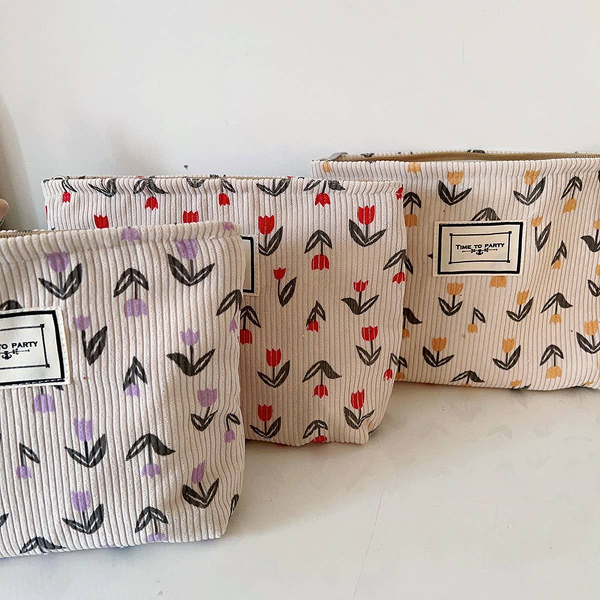 PORTABLE TRAVEL STORAGE BAG MAKEUP BAG_CWAB1223: Orange / (OS) 2